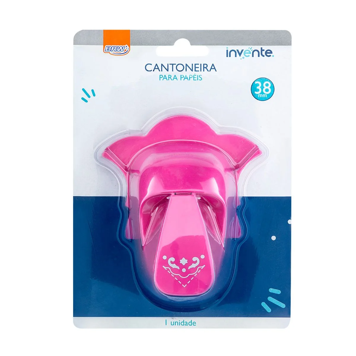 Cantoneira P/ Papéis - 38mm - Invente - Brw (7898707142948)