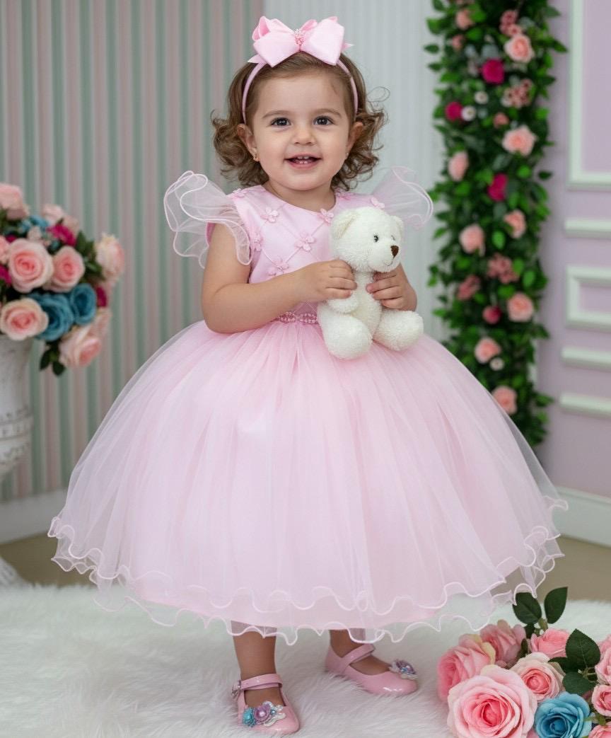 Vestido Menina Bonita Pietra Rosa Bebe (VESTMNNBNTPTRSB)