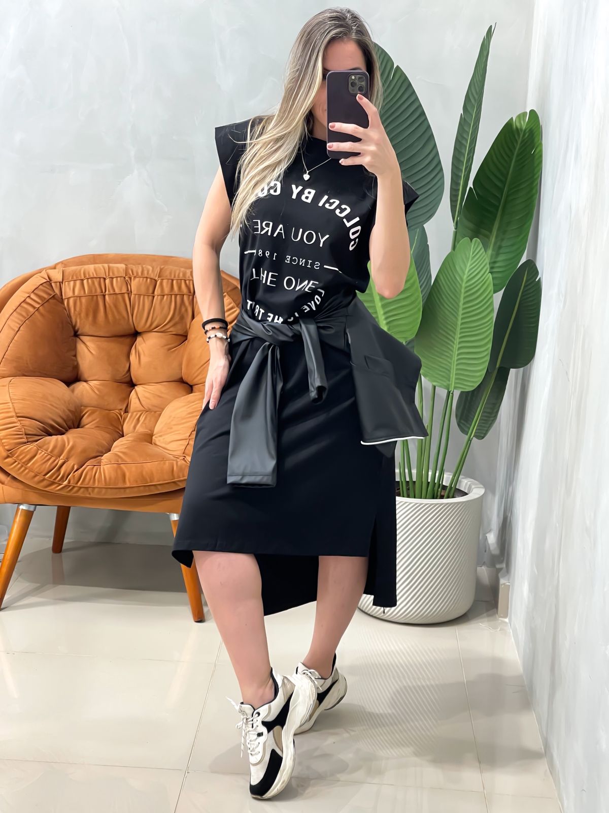 Vestido Camisão Midi Regata Colcci Ref. 1011 (12345670018924246930)