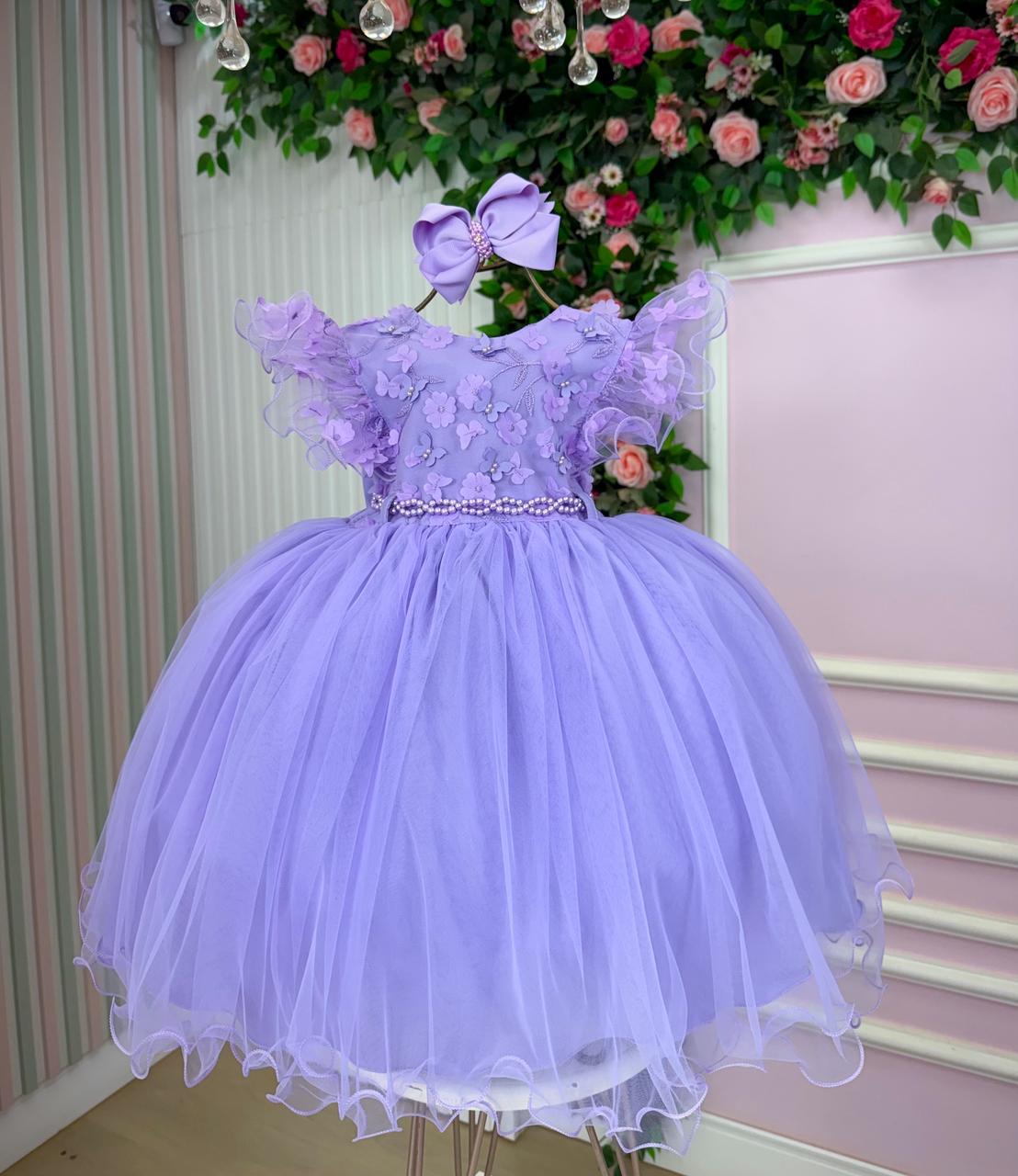 Vestido Menina Bonita Angelie Lilás (VESTMNANBNTANGLILS)
