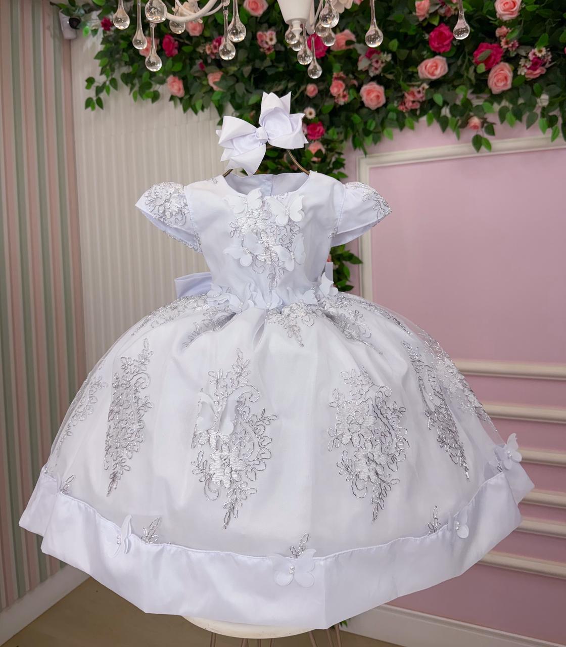 Vestido Marie Marcelina Jardim Encantado Branco (VESTMRMCJDENBRNC)