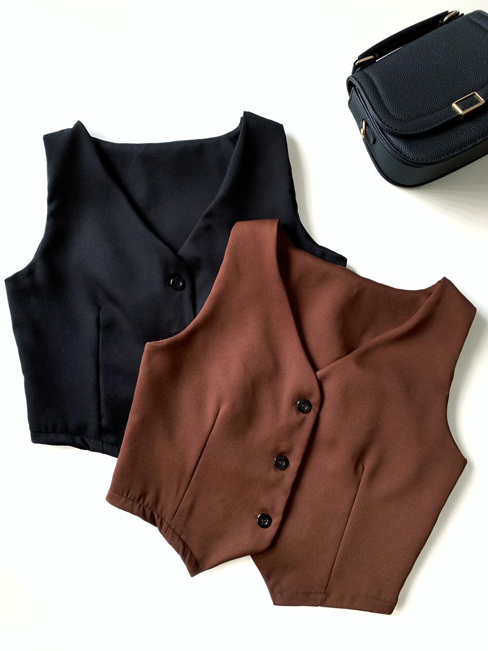 Colete em Alfaiataria Luara Ref. 1706 (12345670018924248415)