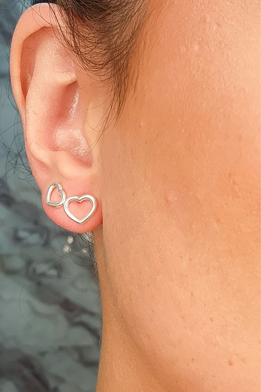 Duo Coração Vazado em Prata 925 (3674.18500 18681)