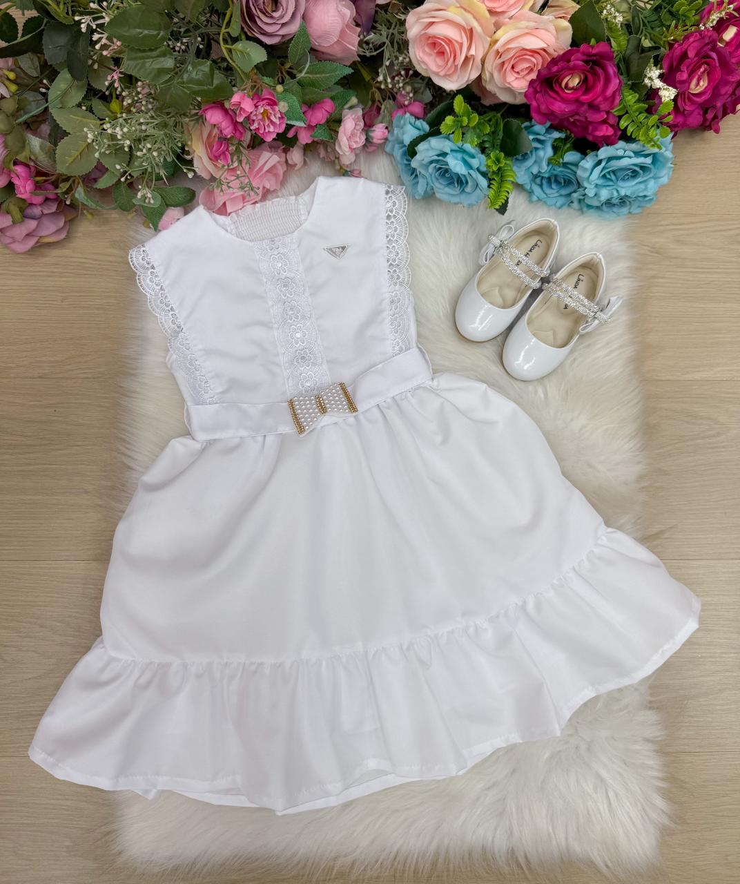 Vestido Blogueirinha Valeria Branco (VESTBLGVLEBRN)