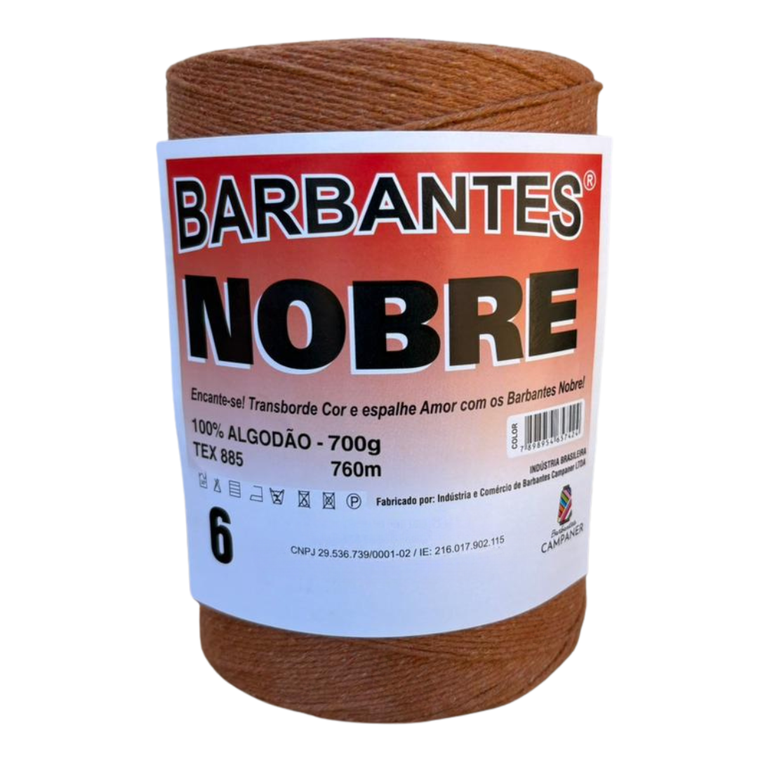 Barbante Nobre Cacau - 700 Gr - Fio 6 - 760 metros (2247)