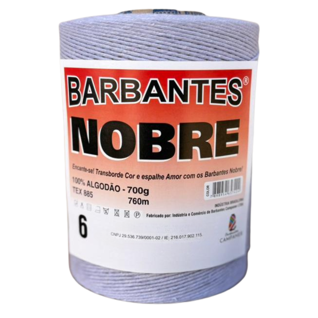 Barbante Nobre Lilás Lavanda - 700 Gr - Fio 6 - 760 metros (1275)