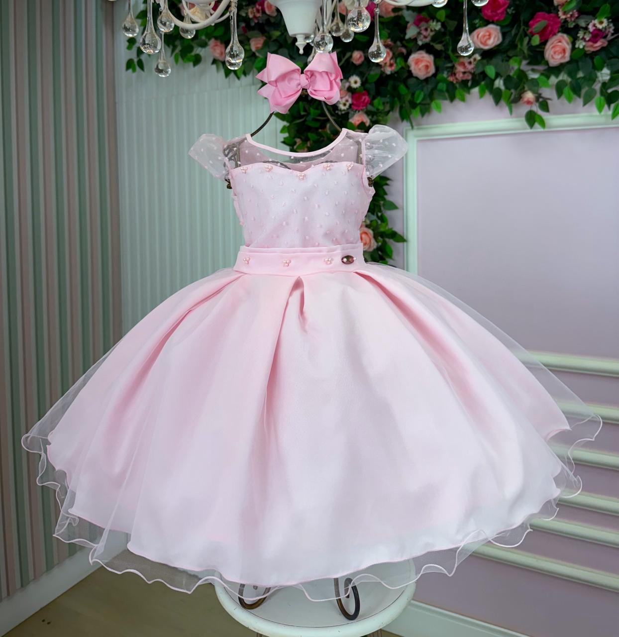 Vestido Mini Miss Isabela Rosa (VESTMNMSISRS)