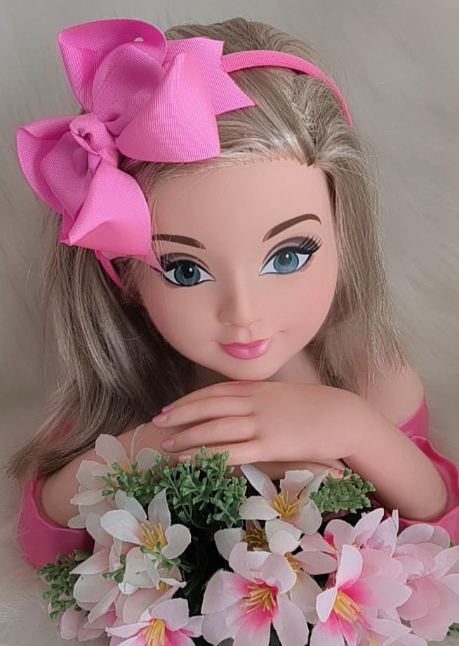 Tiara Belli Laço Rosa Chiclete (TRBLROSACHC)