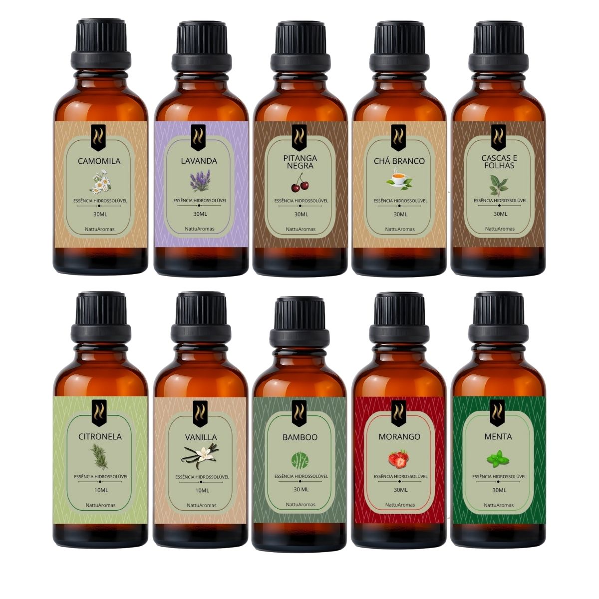 Essência Hidrossolúvel A Base De Água 30ml Nattuaromas (7897523153770)