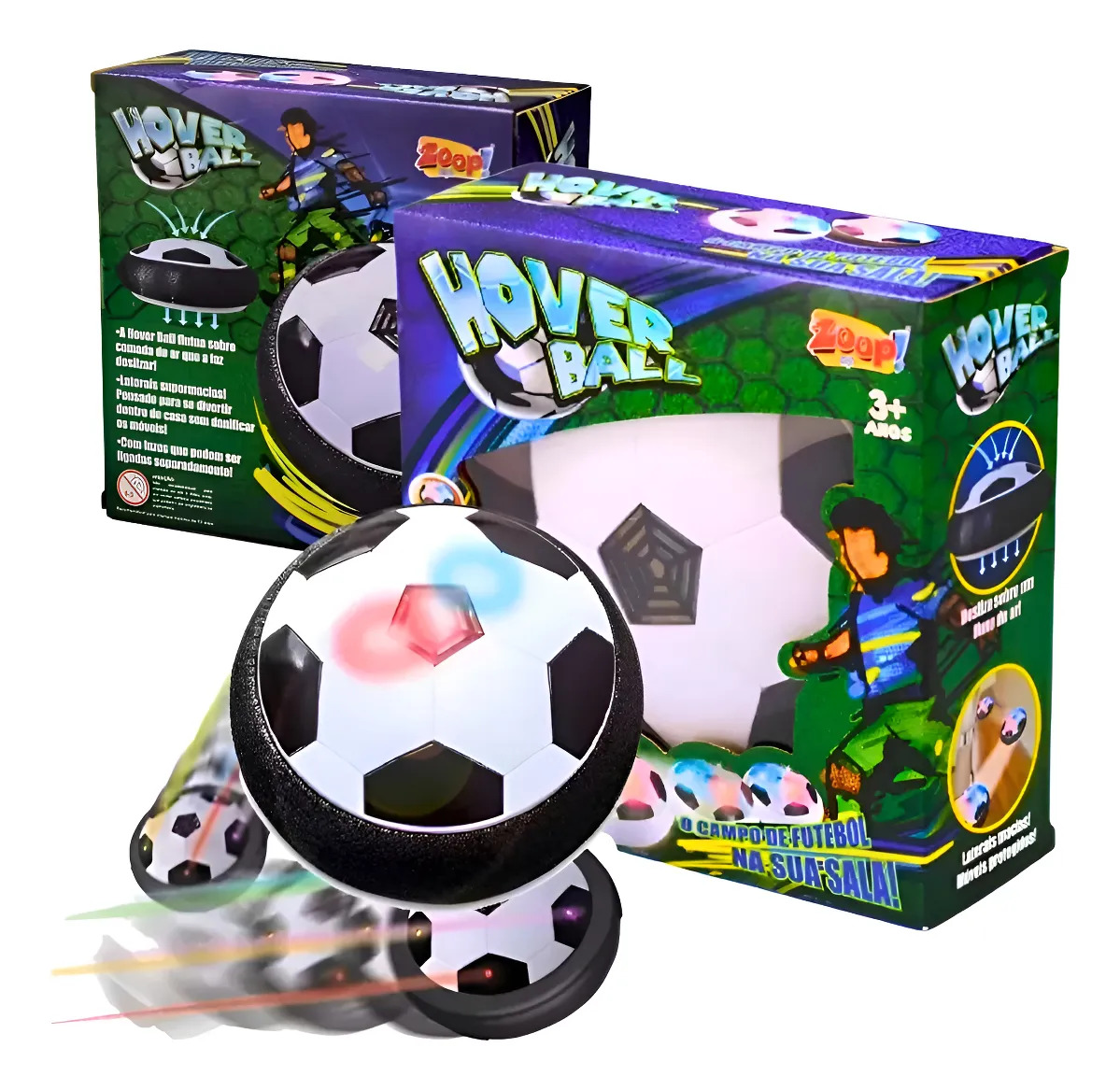 Hover Ball com Led Bola Interativa Flutuante -Zoop Toys (0109407)