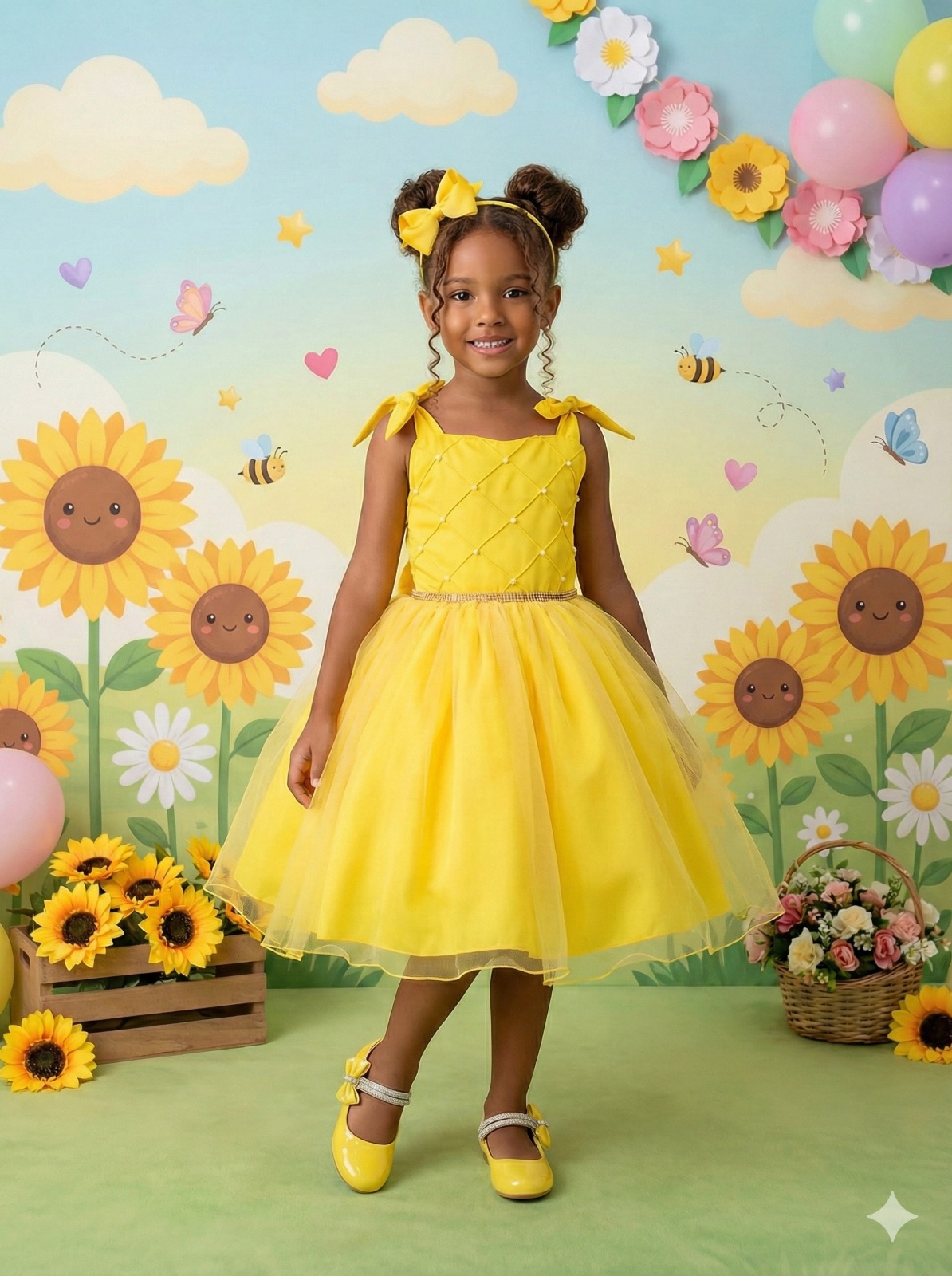 Vestido Marie Mariely Amarelo (VESTMMRLAMR)