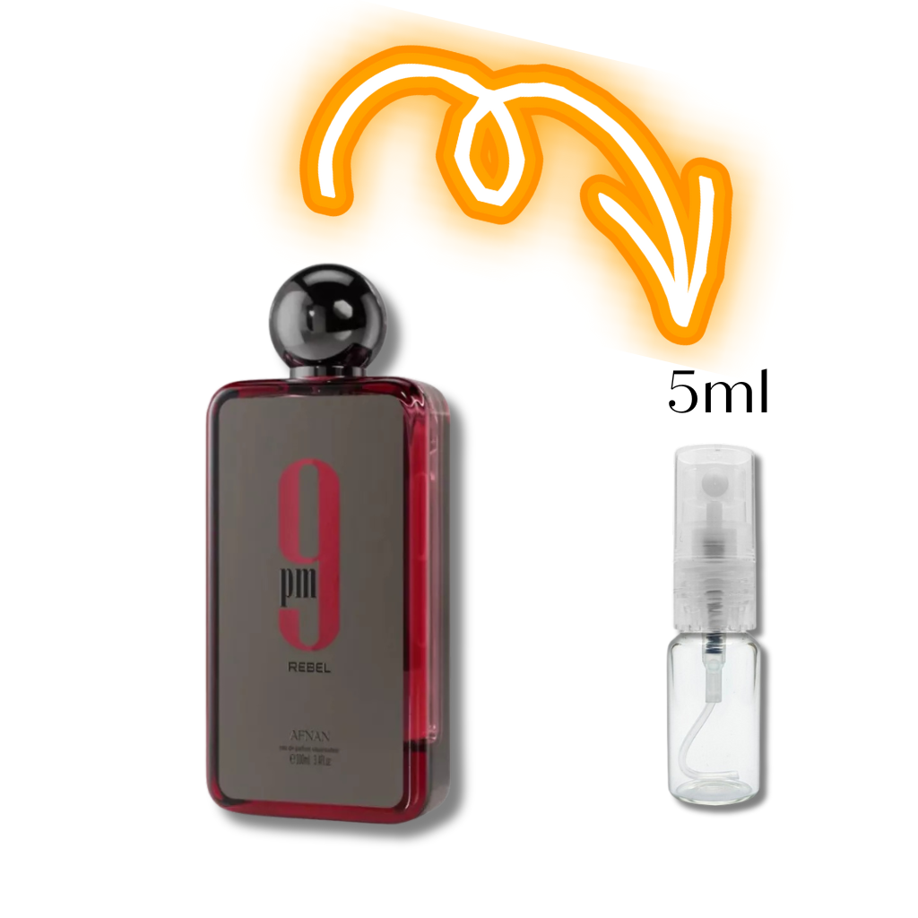 Decant 9pm Rebel 5ml - Afnan- EAU De Parfum | Katia Almeida (ARB001-2)
