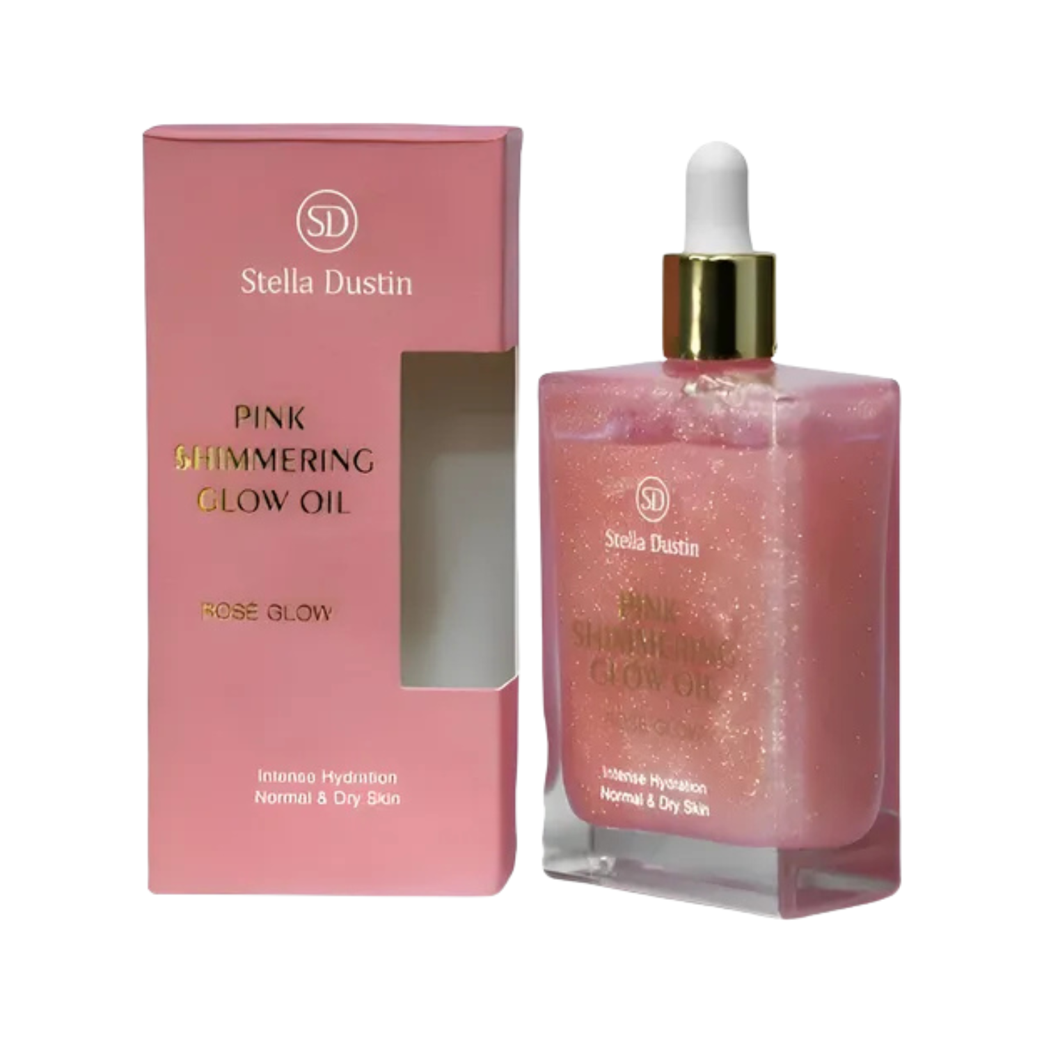 Óleo Corporal Iluminador Pink - Stella Dustin  -  100ml (SD-36)