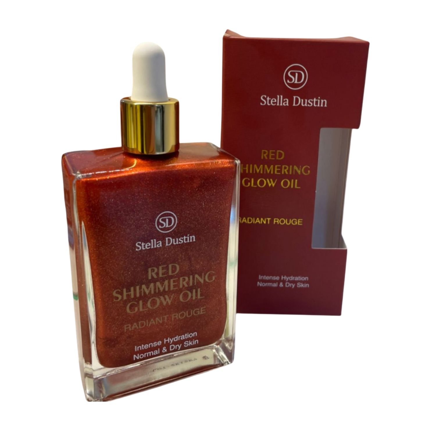 Óleo Corporal Iluminador Rouge - Stella Dustin  -  100ml (SD-35)