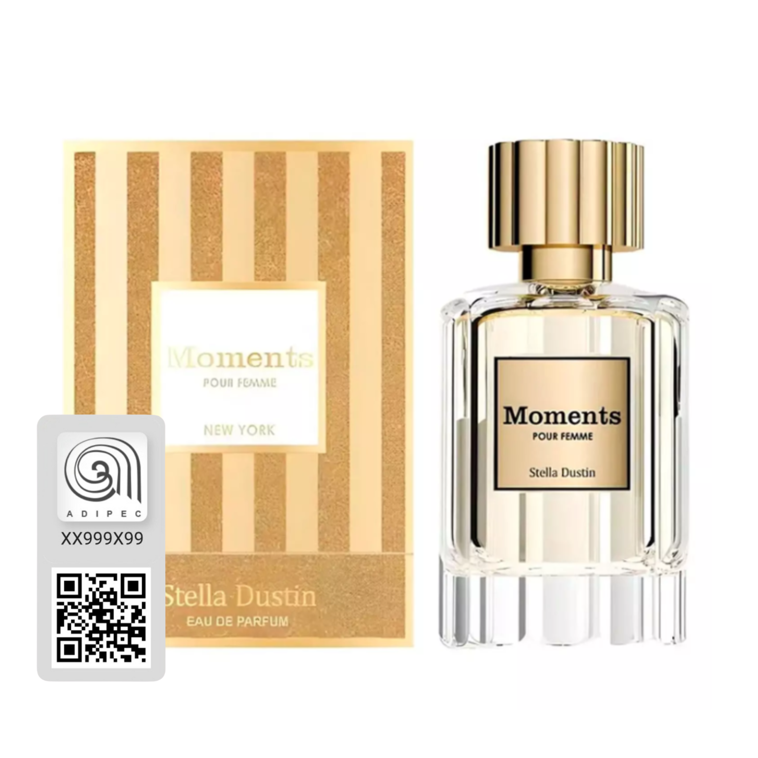 Perfume Moments Pour Femme - Selo Adipec - Stella Dustin - EAU De Parfum | Katia Almeida (SD-34)