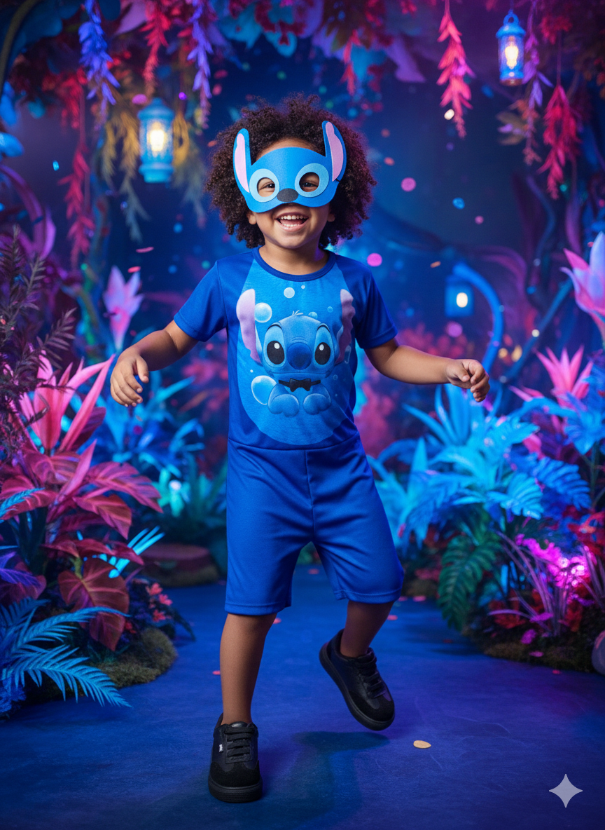 Fantasia Menino Stitch Azul (FANTMNISTAZ)