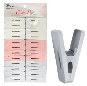 Prendedor de Roupa de plástico 24pçs 6,5*2cm (5410)