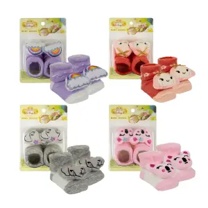 Meia para bebê Cores Sortidas 5cm (4646)