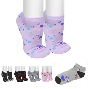Meia Feminina Kit 3 Pares 34-39 Sortida (G8859)