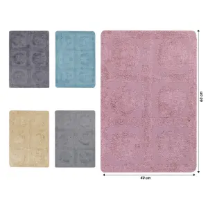 Tapete Dot Bathmat Cores Sortidas 40cm x 60cm  Cores Sortidas (DA-2316)