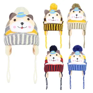 Touca Infantil p/ Menino 15x17cm  Cores Sortidas (7397)