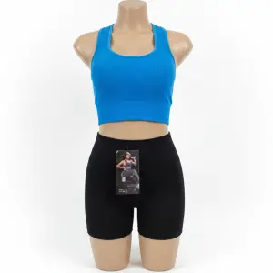 Conjunto de regata esportiva e shorts de poliéster Tamanho Unico Cores Sortidas (4841)