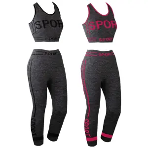 Conjunto Top e Legging p/ Academia Tamanho Unico Cores Sortidas (7229)