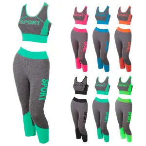 Roupas p/ Academia 2pçs Tamanho Unico Cores Sortidas (7228)