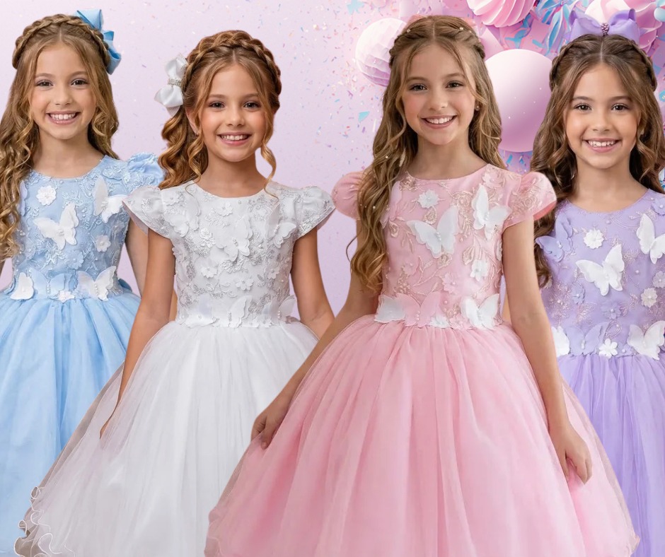 Vestido Marie Jardim Encantado Mel (VESTMARIEJEN)